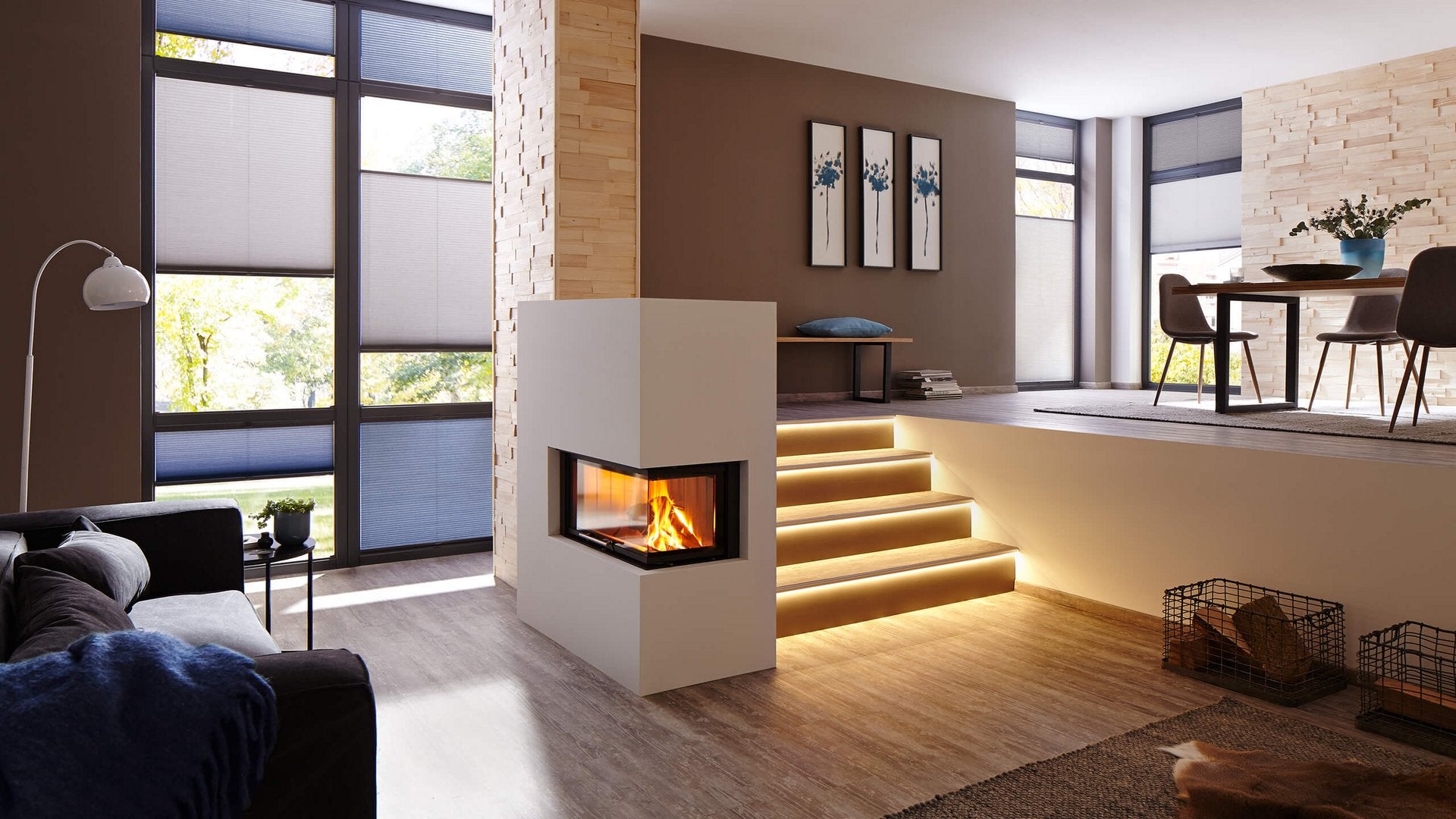 SPARTHERM Focar samota cu geam lateral Varia AS-2Rh