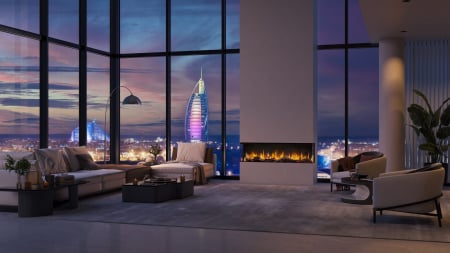 Focar șemineu electric New Forest 1900