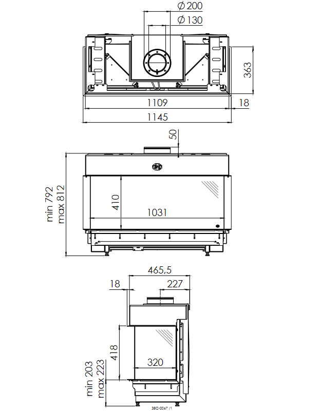 Seminee gaz Metro 100XT/3-41 RCH
