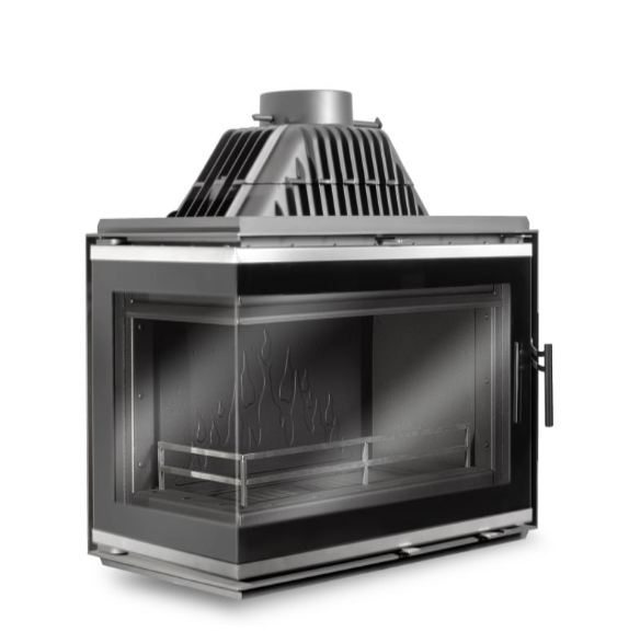 Semineu Pe Lemne Fonta Kawmet W16 LB – 14,7kW Sticla Stanga