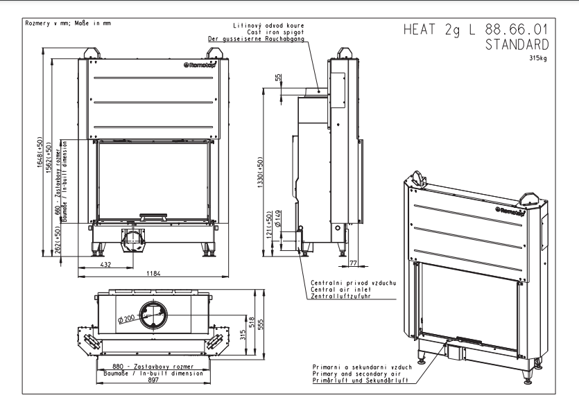 Focar lemne H3LJ01 – 88.66