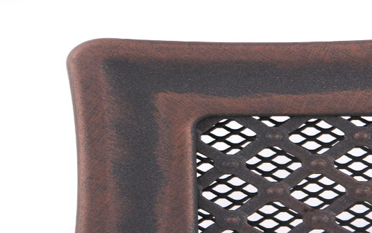 Grila Semineu DECO 16 X 45cm Cupru Patinat