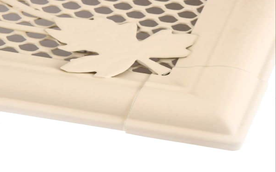 Grila Semineu Jaluzea RETRO 16 X 32cm Ivory