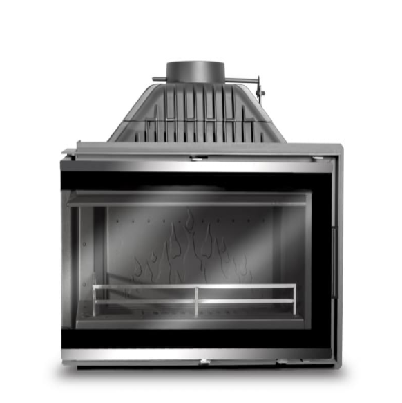 Semineu Pe Lemne Fonta Kawmet W16 LB – 14,7kW Sticla Stanga