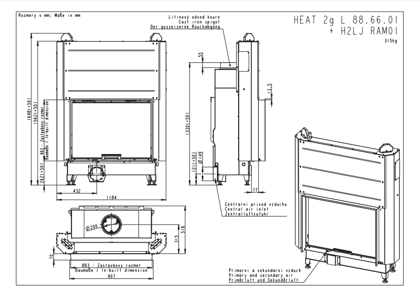 Focar lemne H3LJ01 – 88.66