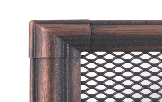 Grila Semineu RETRO 16 X 45cm Cupru Patinat