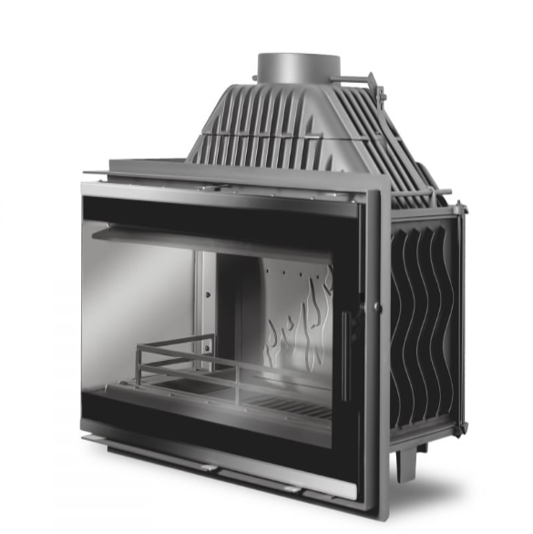 Semineu Pe Lemne Fonta Kawmet W16 LB – 14,7kW Sticla Stanga