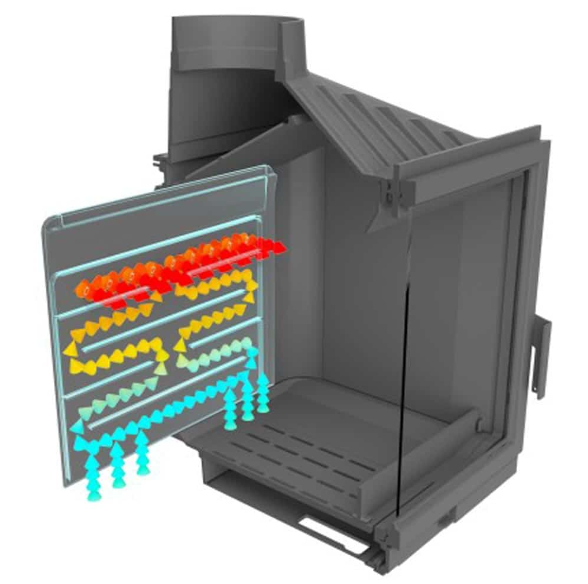 Semineu Pe Lemne Premium KFD MAX 7 3F Standard 15 Kw