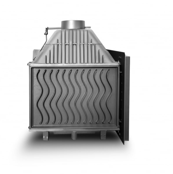 Semineu Pe Lemne Fonta Kawmet W16 LB – 14,7kW Sticla Stanga