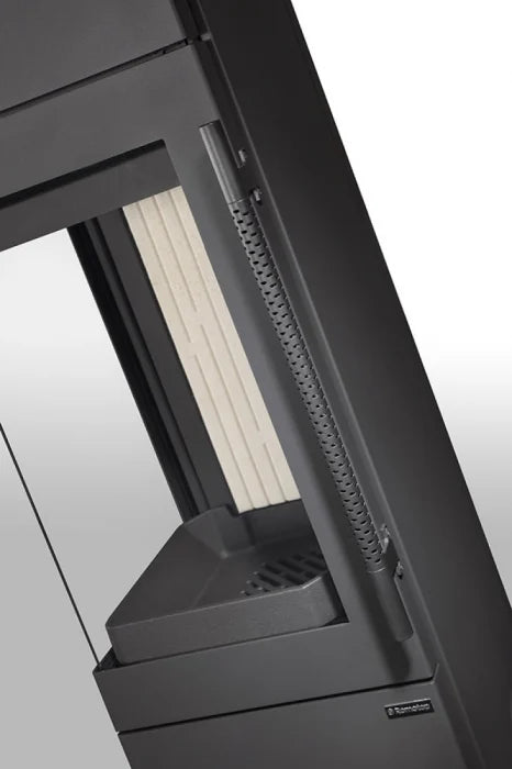 Soba de colt, cu acumulare caldura, otel ESQUINA