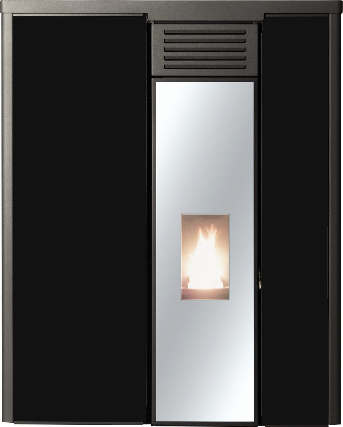 Sobă pe peleți slim CTL Fly Slim Glass 10 – negru
