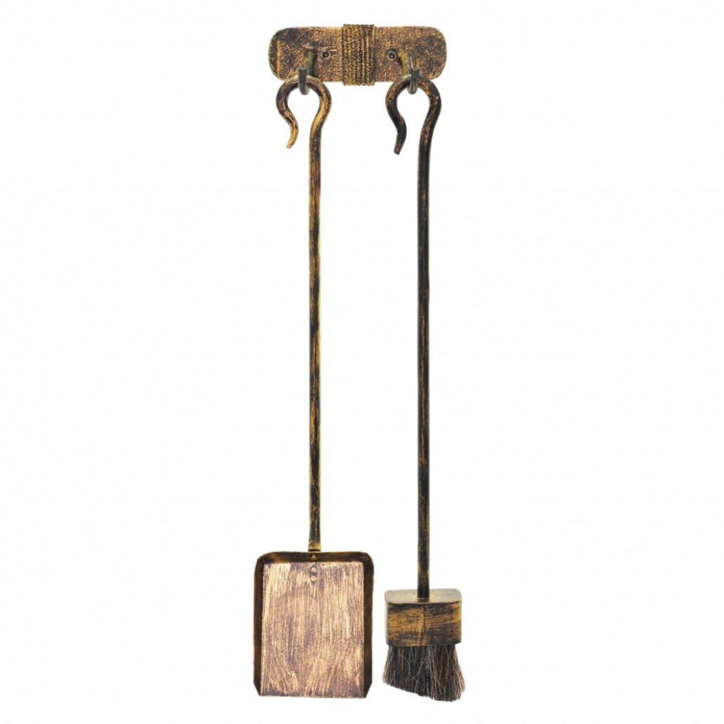 Set 2 Ustensile Epoca Forjate Manual - Aspect Bronz