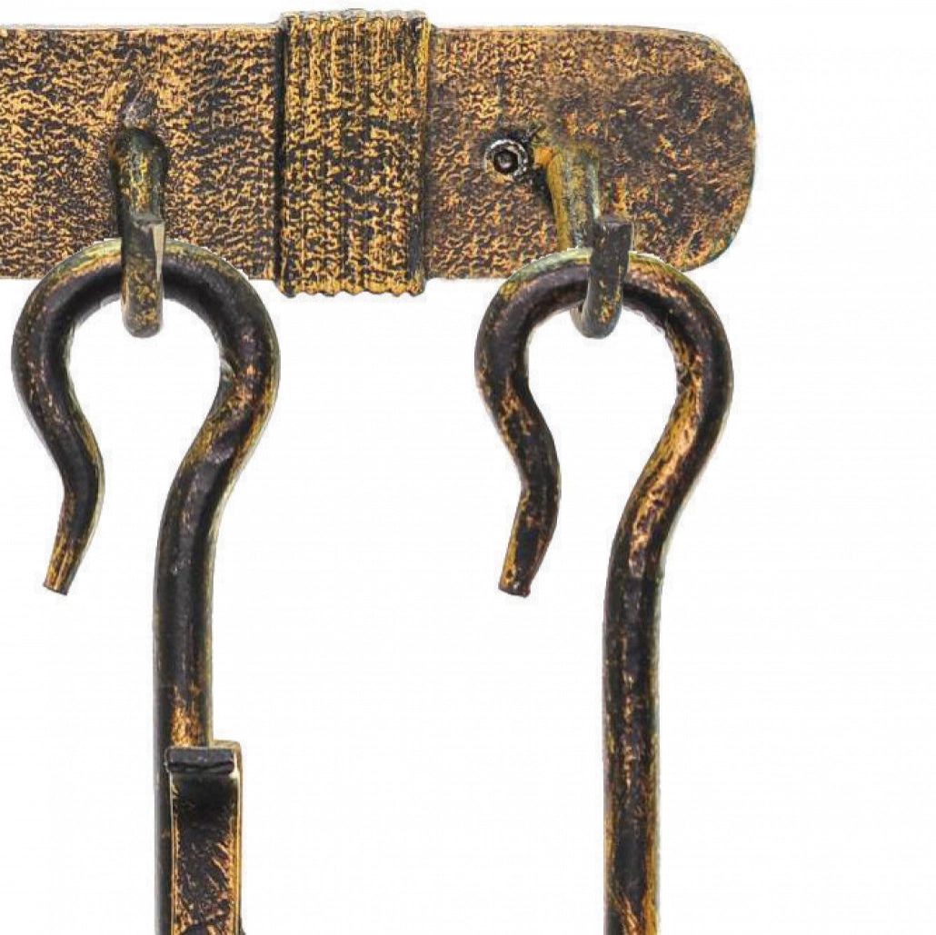 Set 2 Ustensile Epoca Forjate Manual - Aspect Bronz