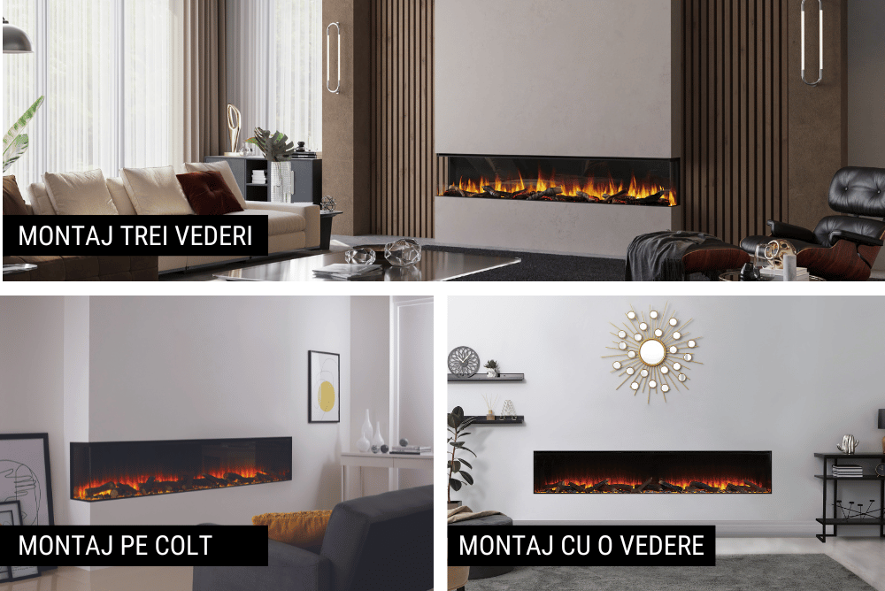 Focar șemineu electric New Forest 2400