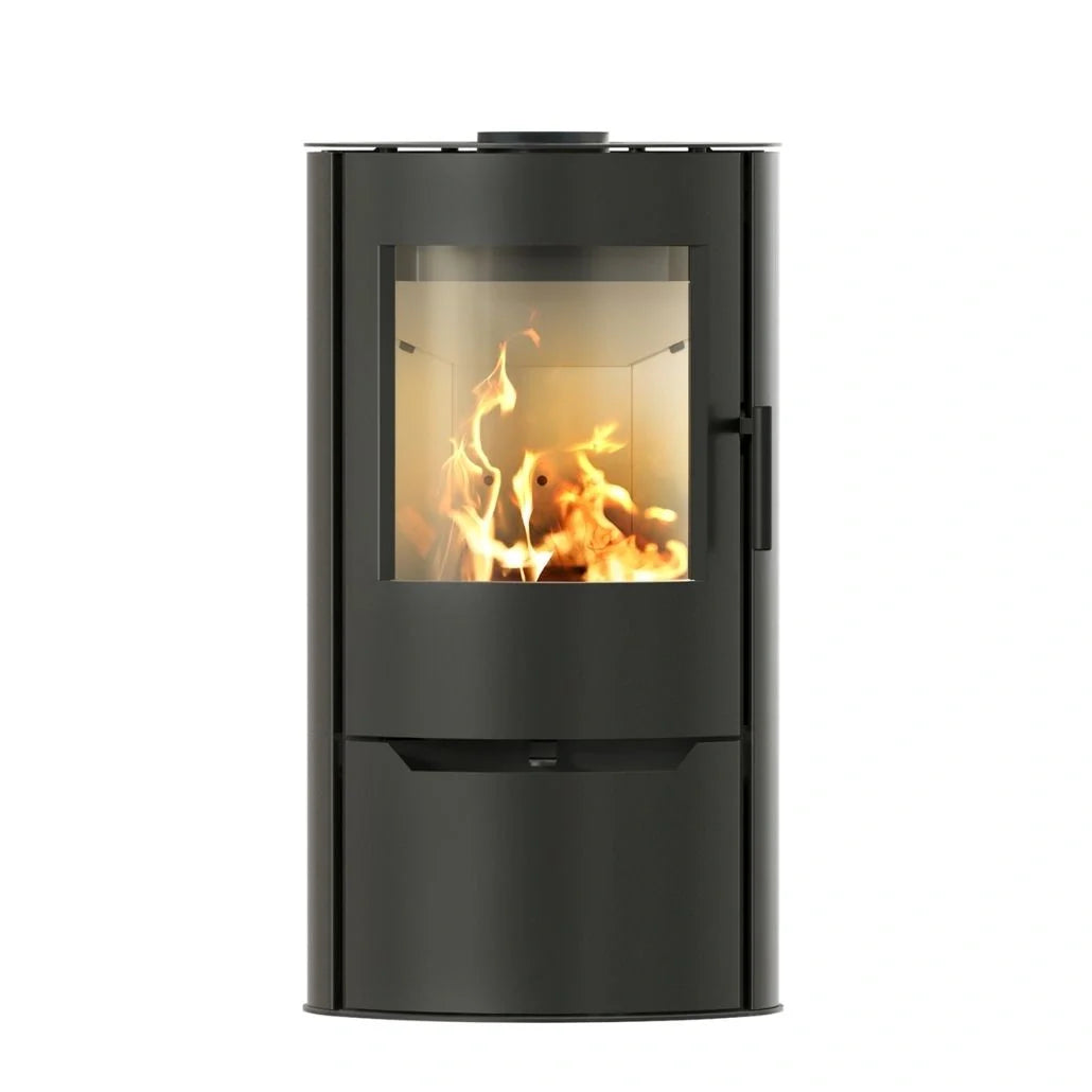 semineu pe lemne pe colt - 7 Trucuri de Design pentru ca Soba pe Lemne să Arate Premium în 2026