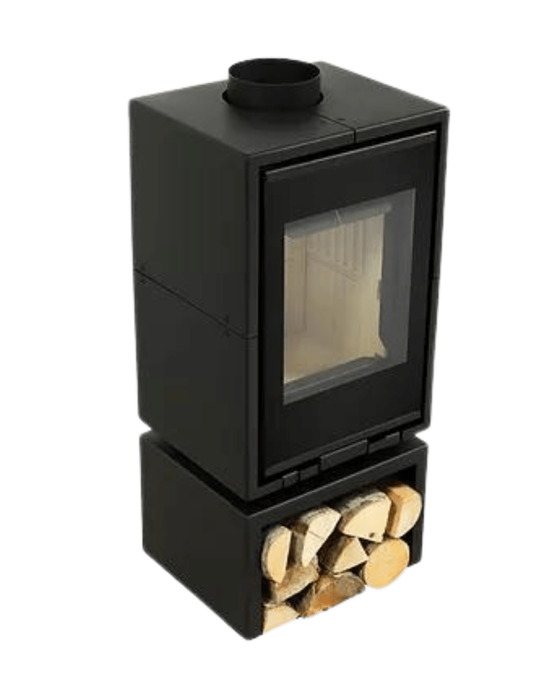 semineu pe lemne pe colt - Cum transformă un șemineu panoramic atmosfera din living în 2026