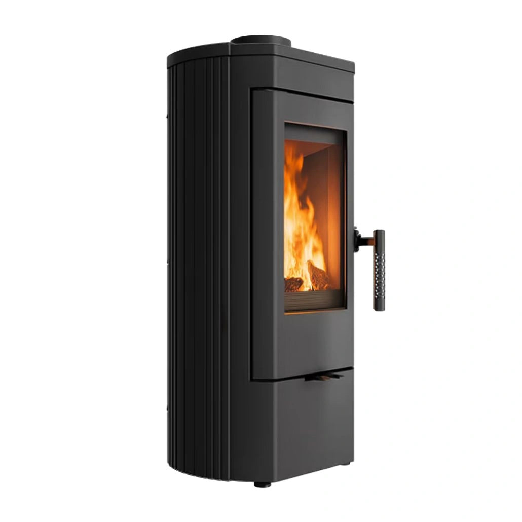 Sobă K12 KRATKI 6kW 102kg | RANDAMENT 82.5% | TRIPLĂ COMBUSTIE | A+