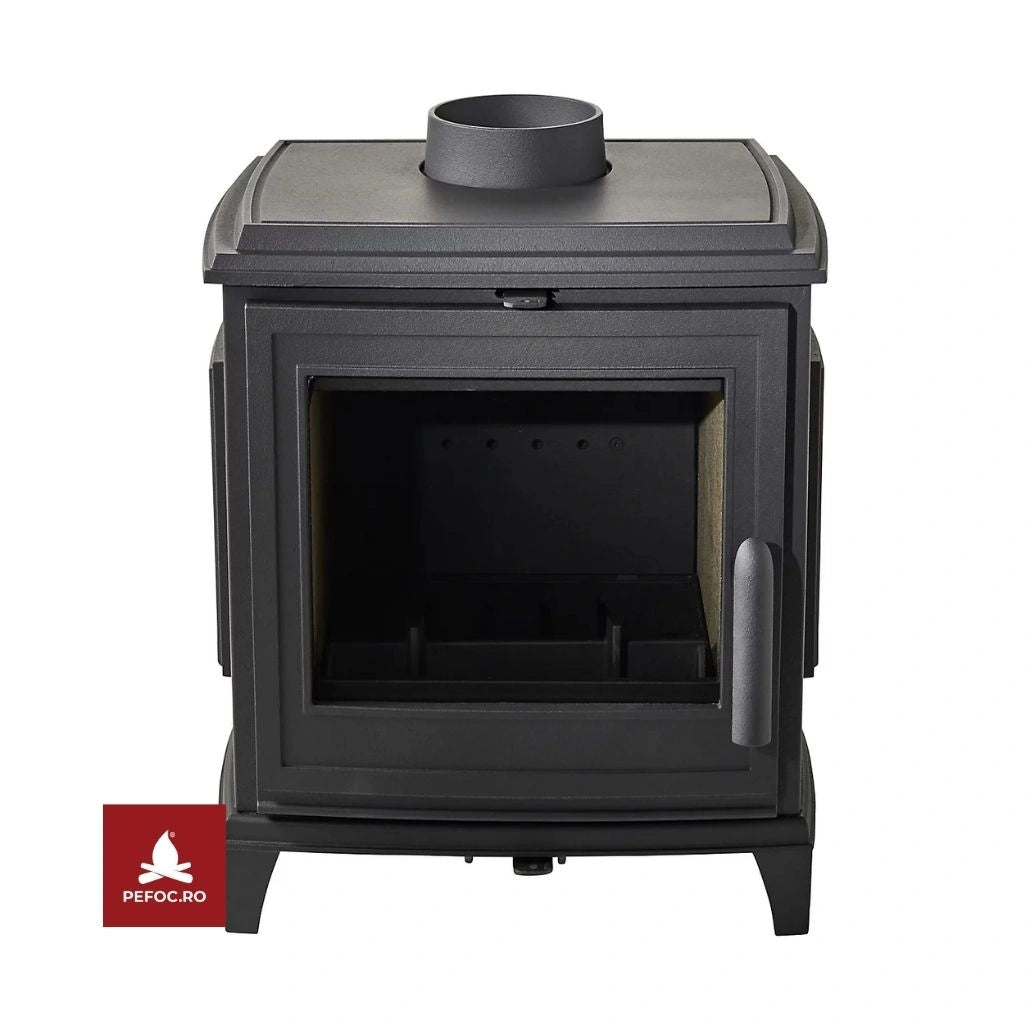 Sobă Fontă Sedan INVICTA 5-7.5kW 84kg | VERMICULITĂ | Ardere 8h | A