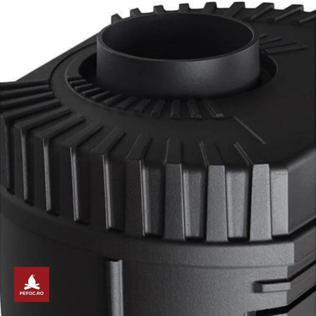 Sobă Fontă Chatel INVICTA 8-12kW 80kg | Randament 77% | Ardere 8h | A