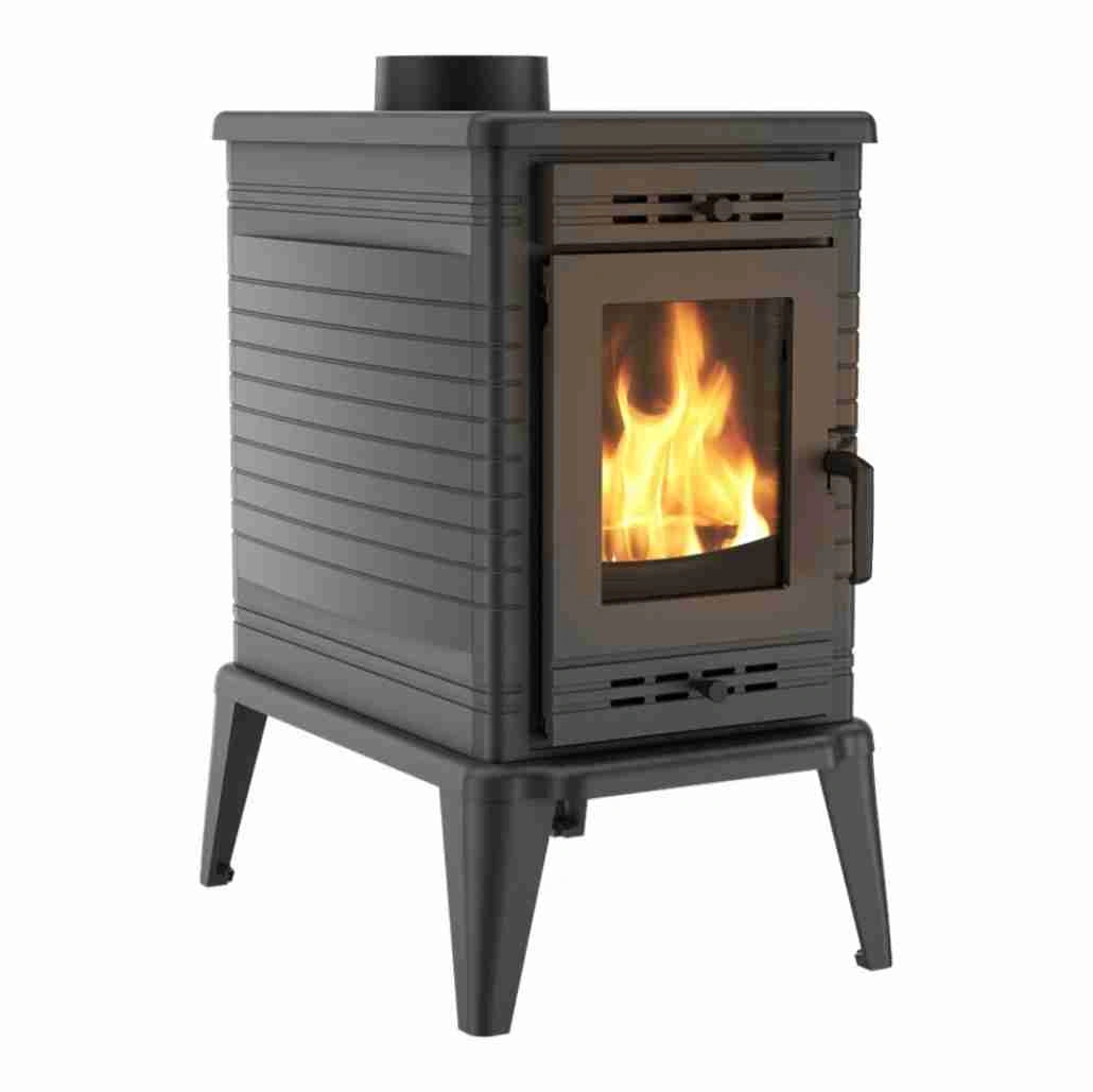 Sobă K10 KRATKI 10-13kW 113kg | VENTILATOR TURBO | TERMOSTAT | A