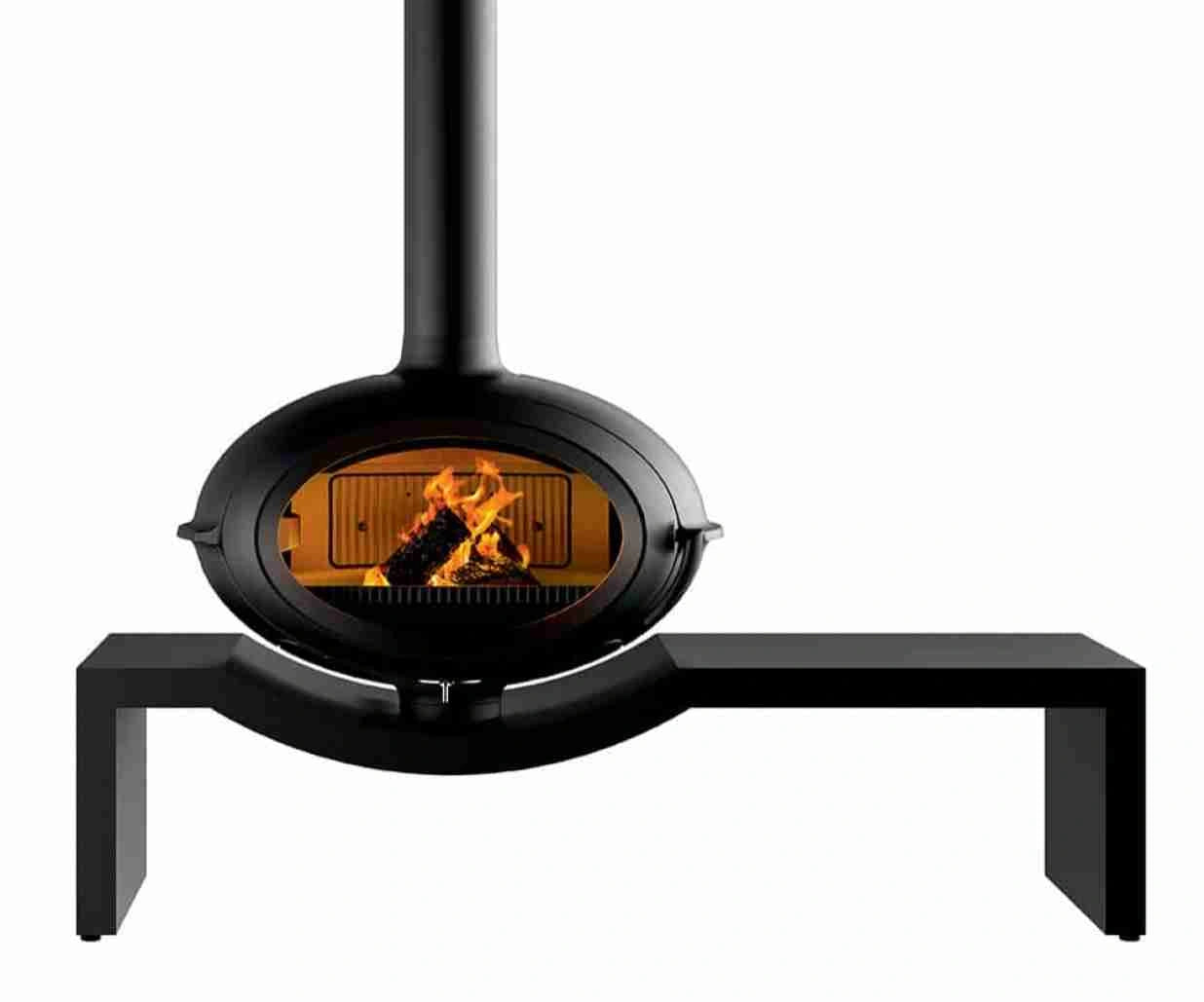 Sobă Brio cu SUPORT TIP BANCĂ 7-10.5kW 150kg | Randament 76% | A
