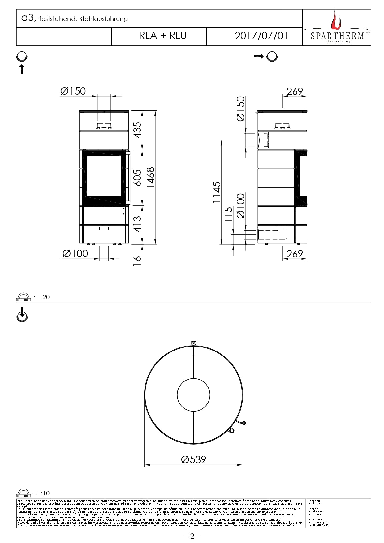 SPARTHERM SOBA AMBIENTE A3