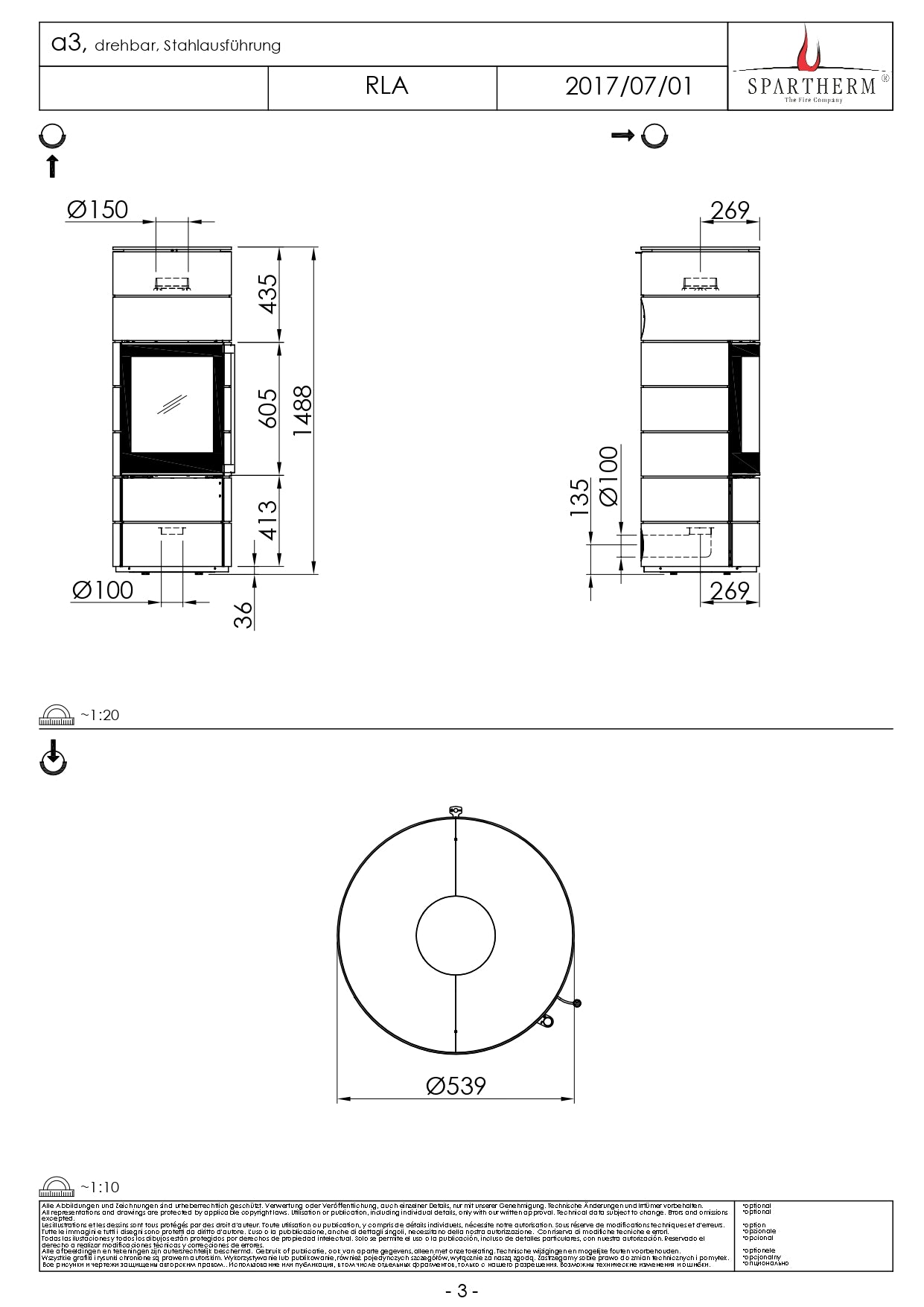 SPARTHERM SOBA AMBIENTE A3