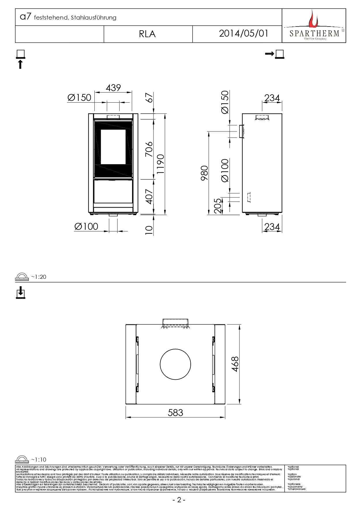 SPARTHERM Soba AMBIENTE A7