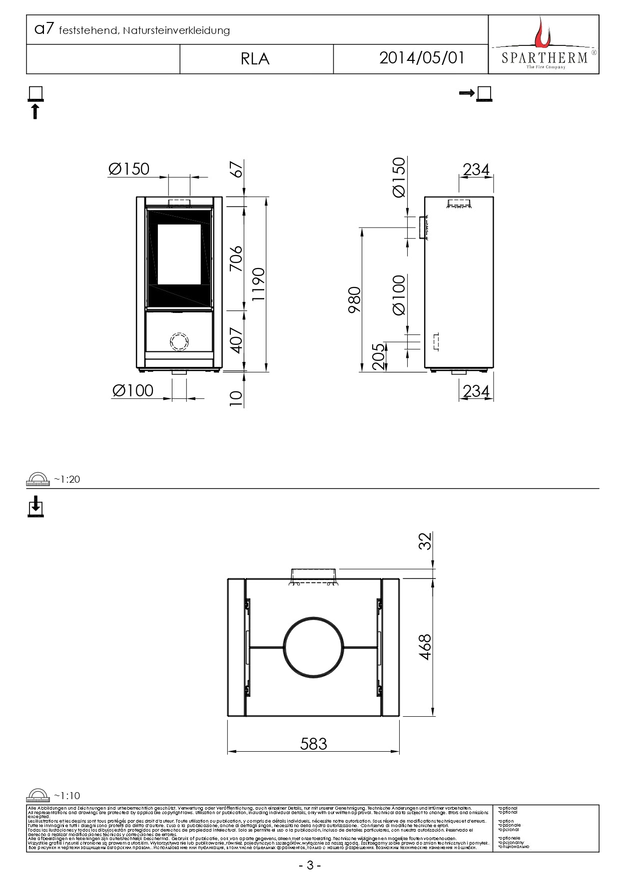 SPARTHERM Soba AMBIENTE A7