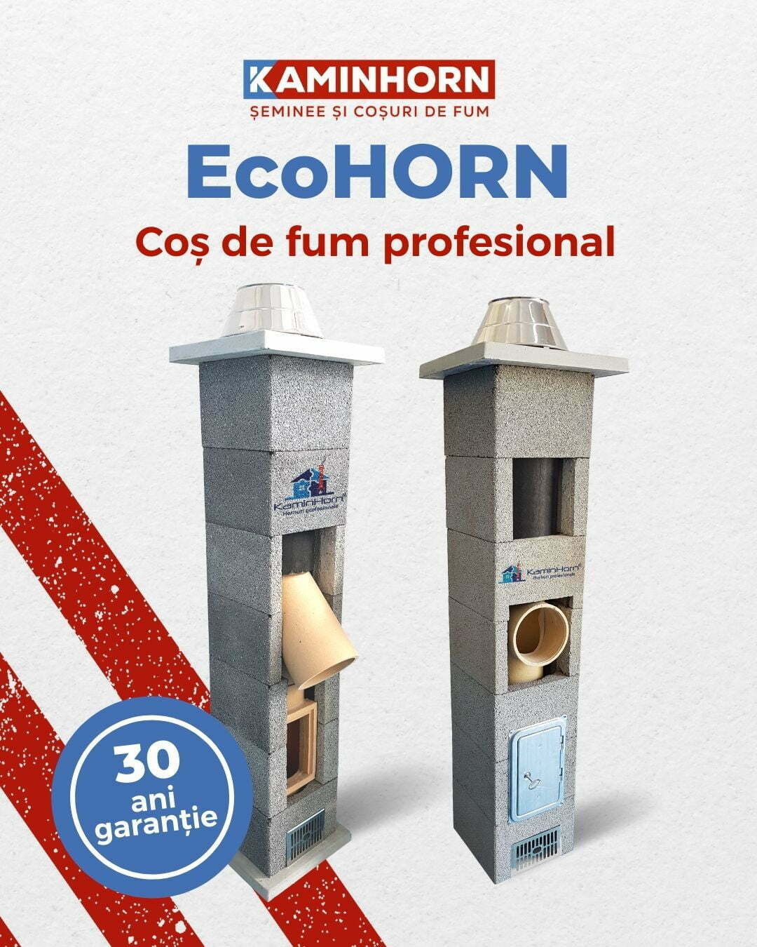 Coș de fum profesional - EcoHORN