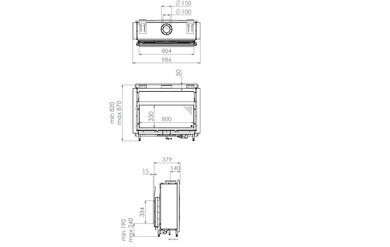 Semineu Gaz Metro 80XT RCH