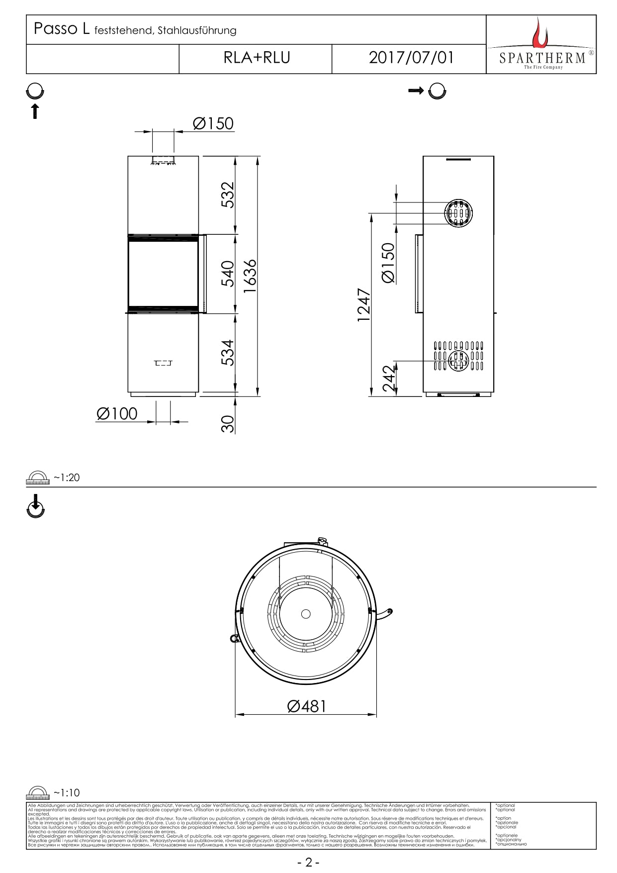 SPARTHERM Soba PASSO L