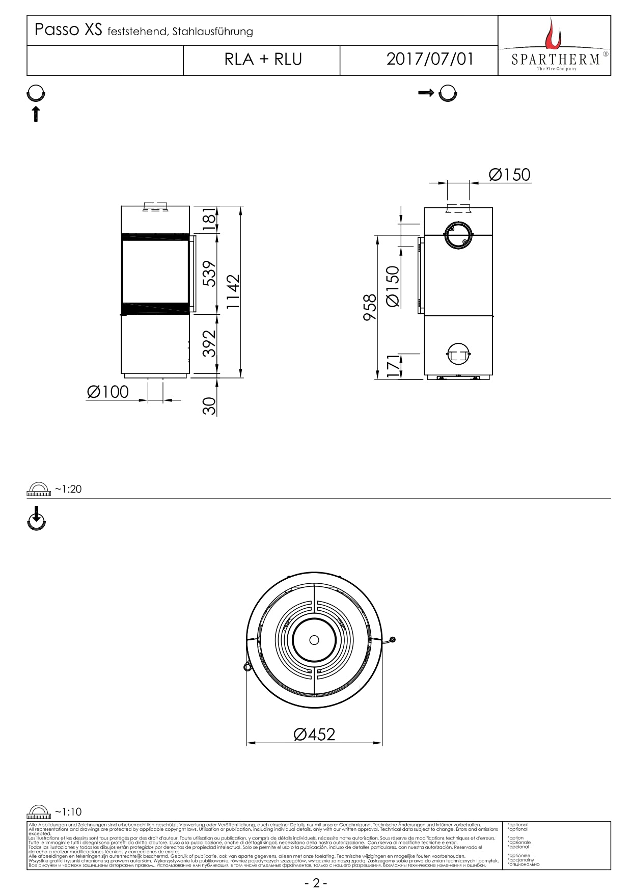 SPARTHERM Soba PASSO XS