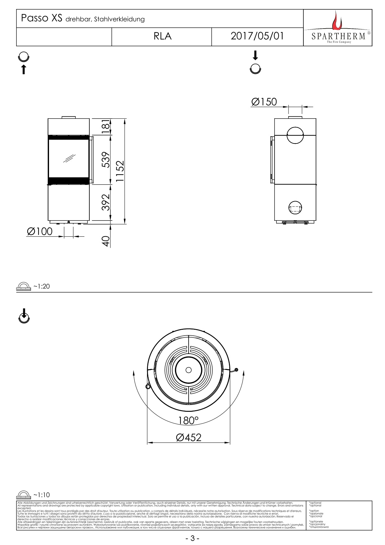 SPARTHERM Soba PASSO XS