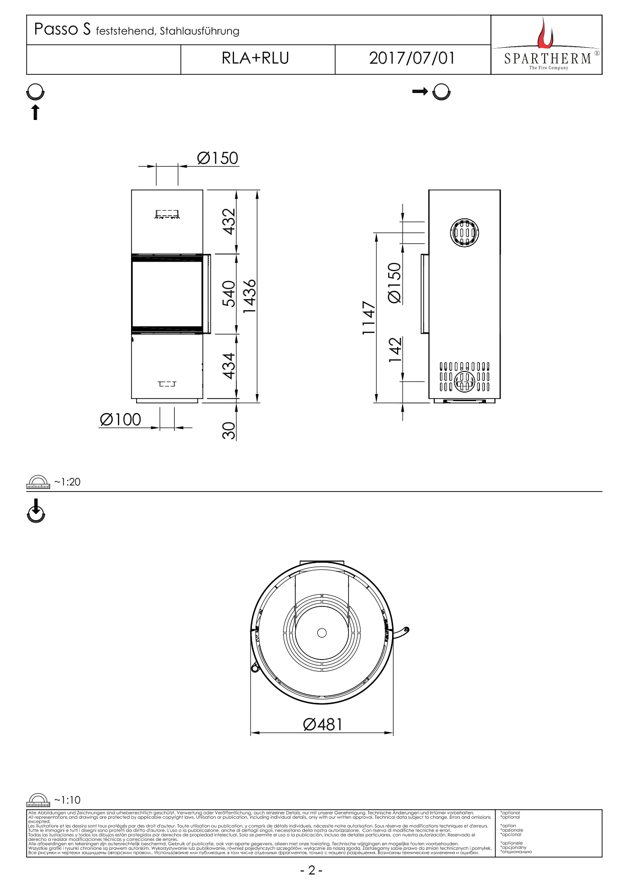 SPARTHERM Soba PASSO S