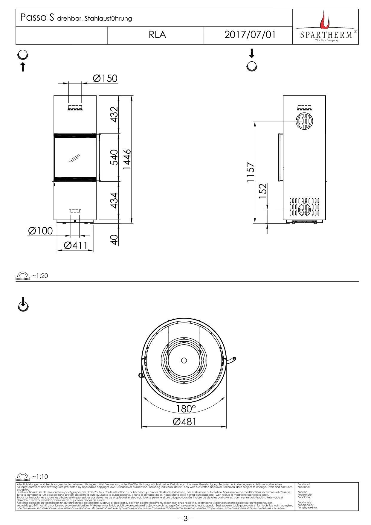 SPARTHERM Soba PASSO S