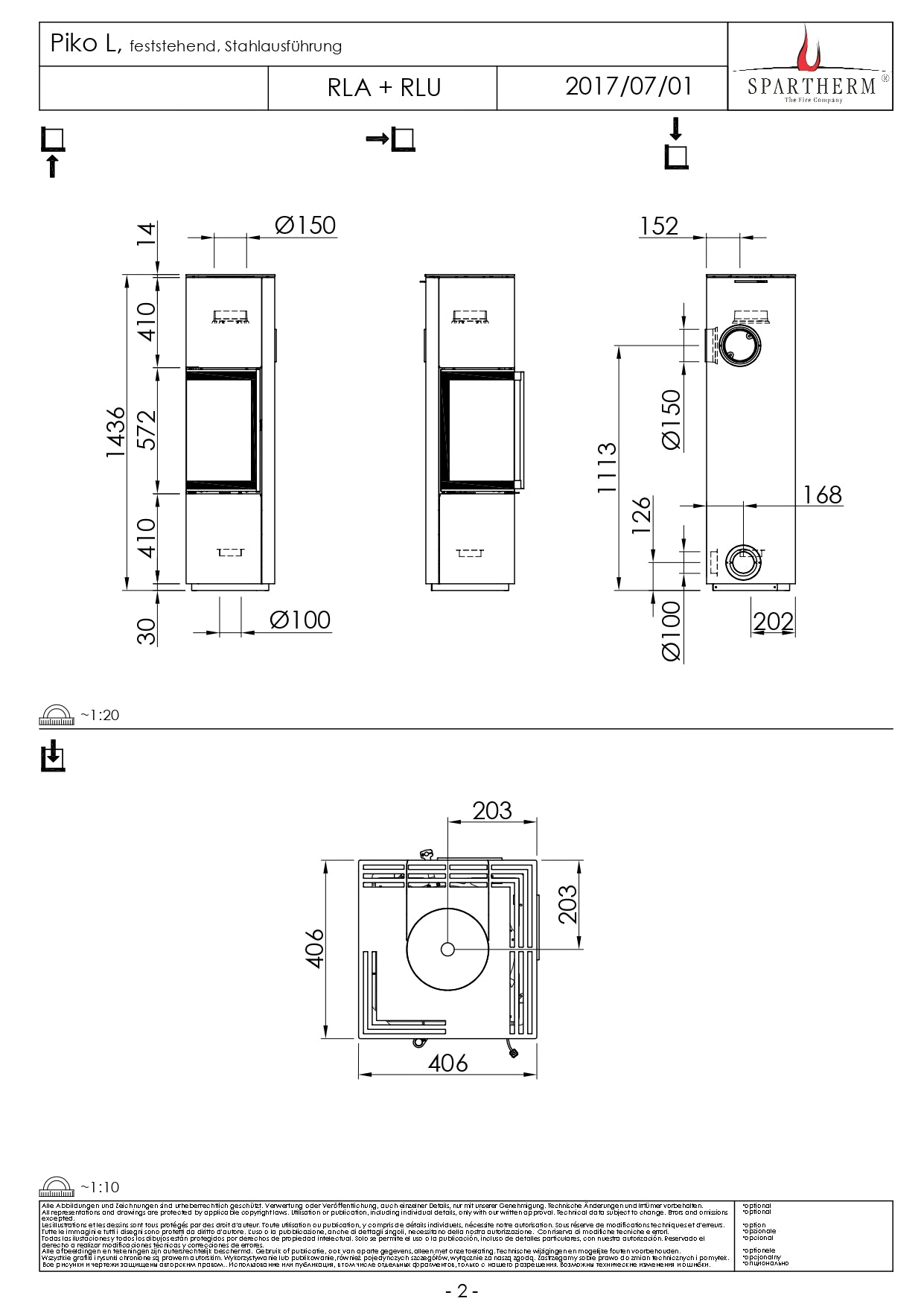 SPARTHERM Soba PIKO L