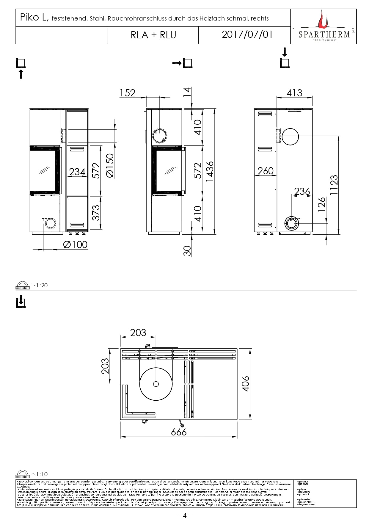 SPARTHERM Soba PIKO L