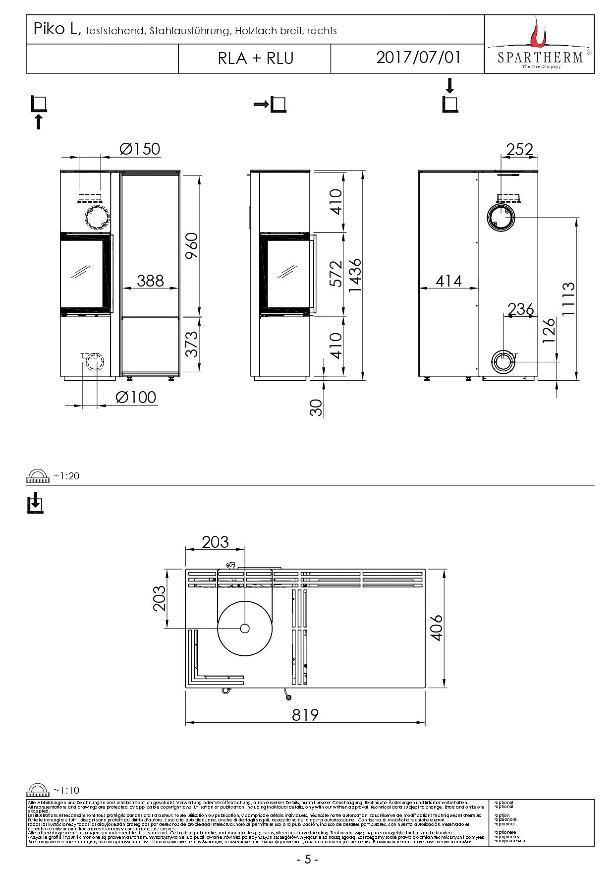 SPARTHERM Soba PIKO L