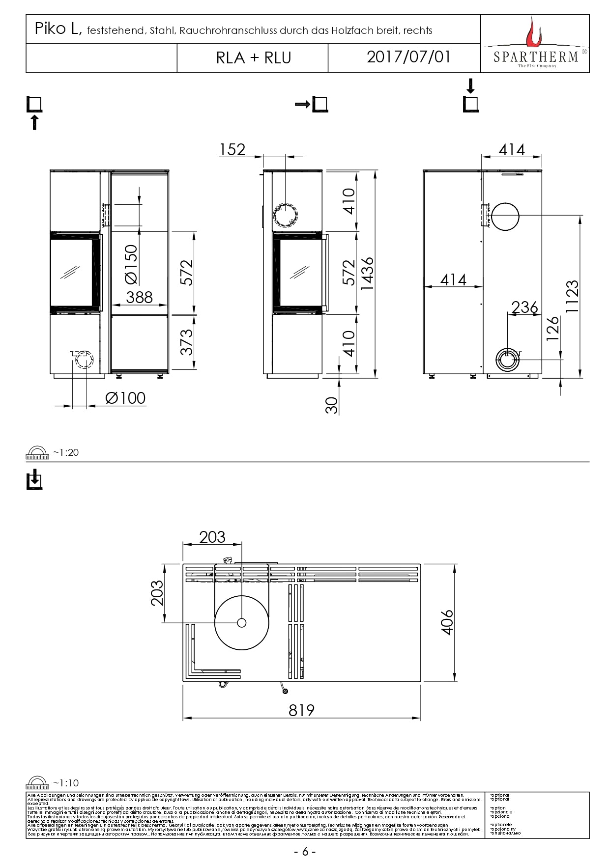 SPARTHERM Soba PIKO L