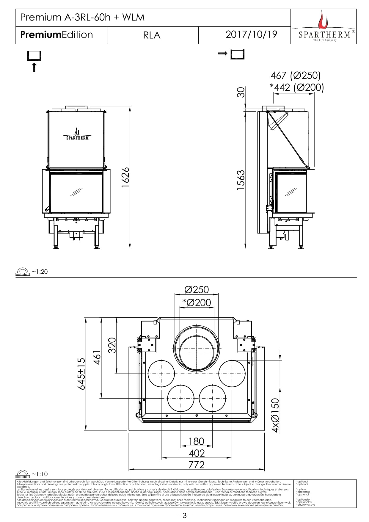 SPARTHERM Focar A 3RL 60h