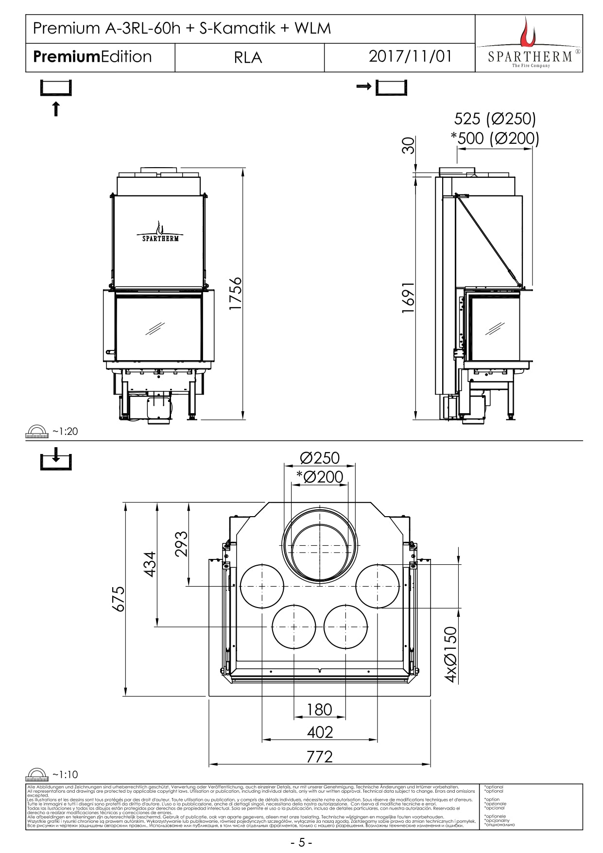 SPARTHERM Focar A 3RL 60h