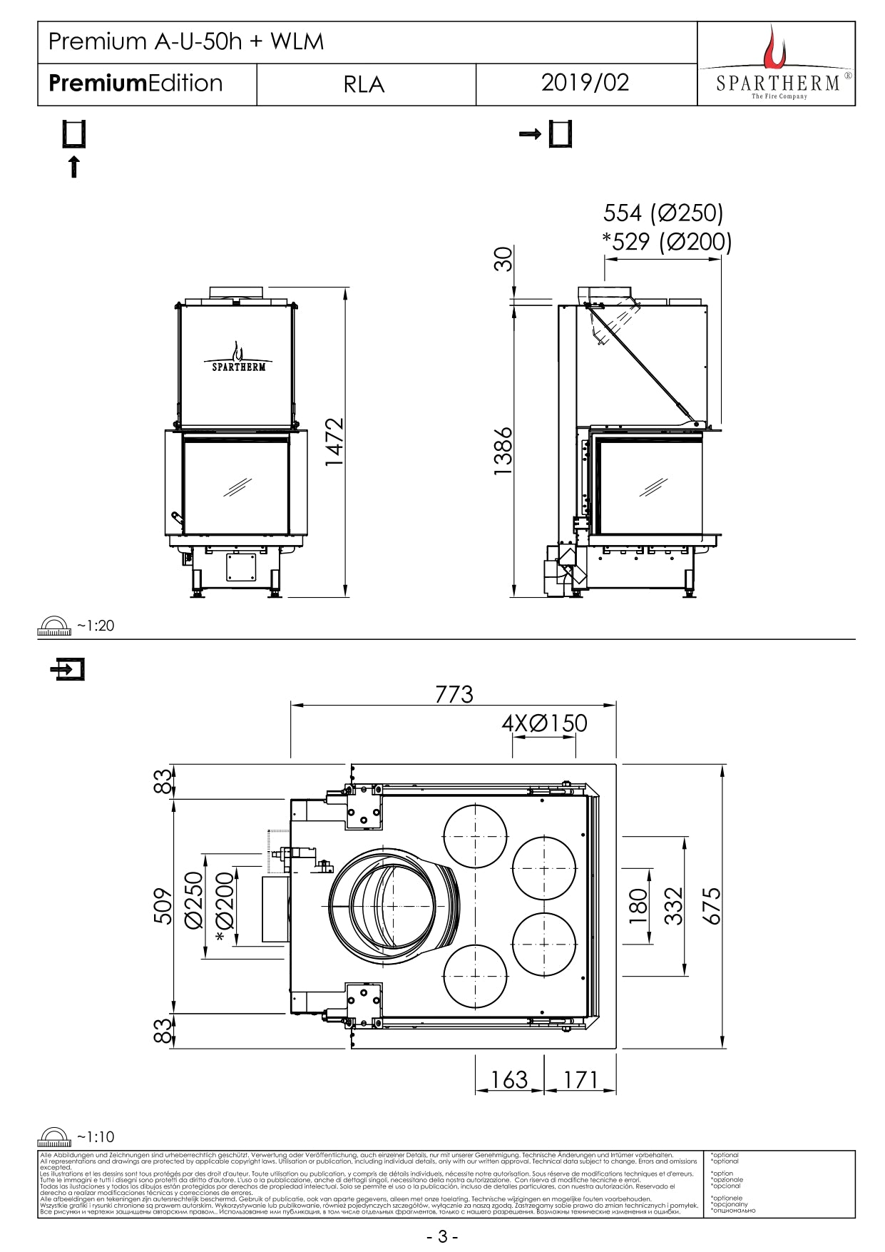 SPARTHERM Focar A U 50h