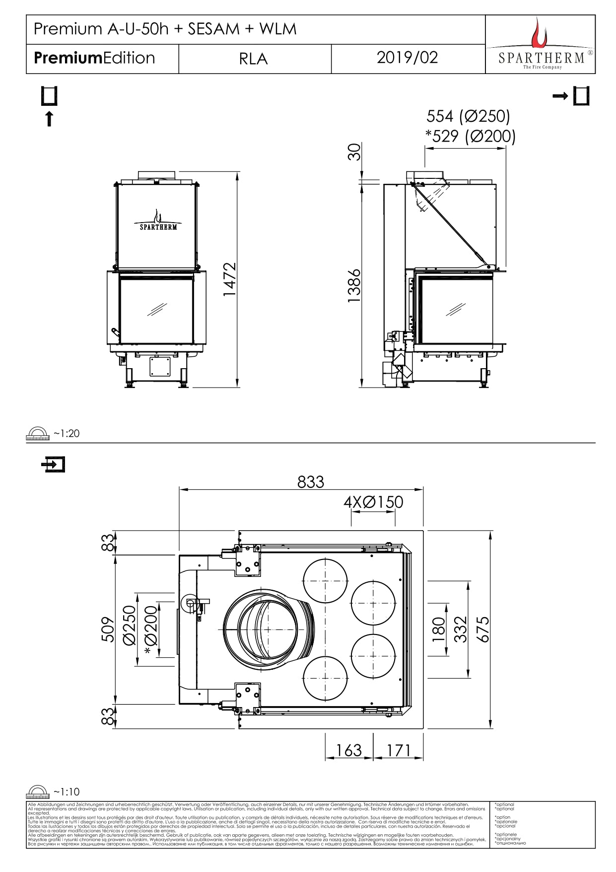 SPARTHERM Focar A U 50h