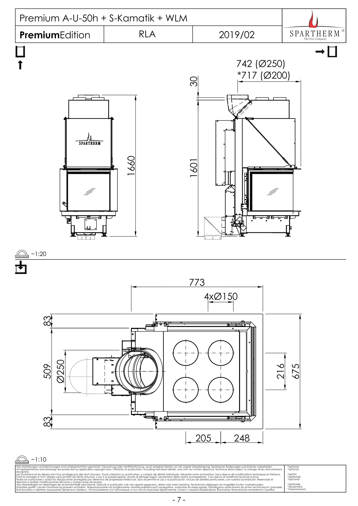 SPARTHERM Focar A U 50h