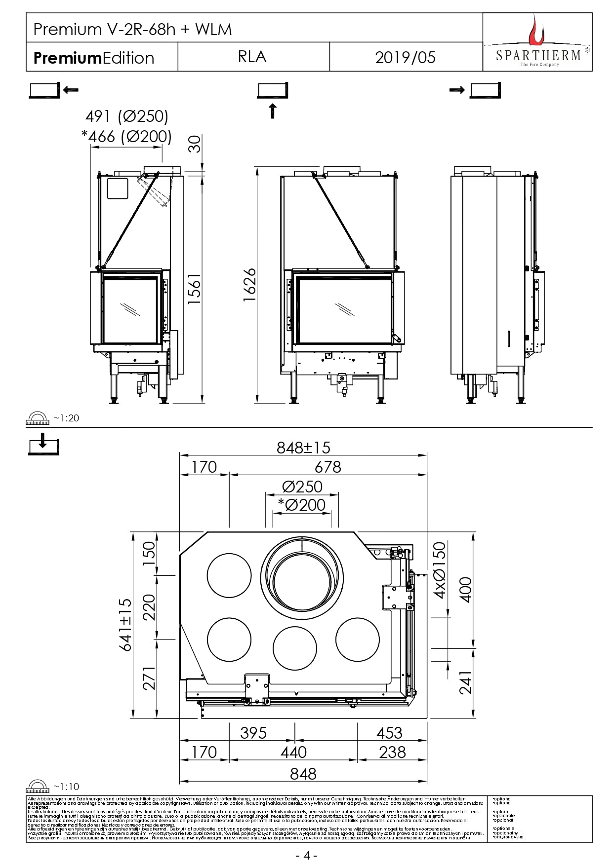 SPARTHERM Focar V 2R 68h