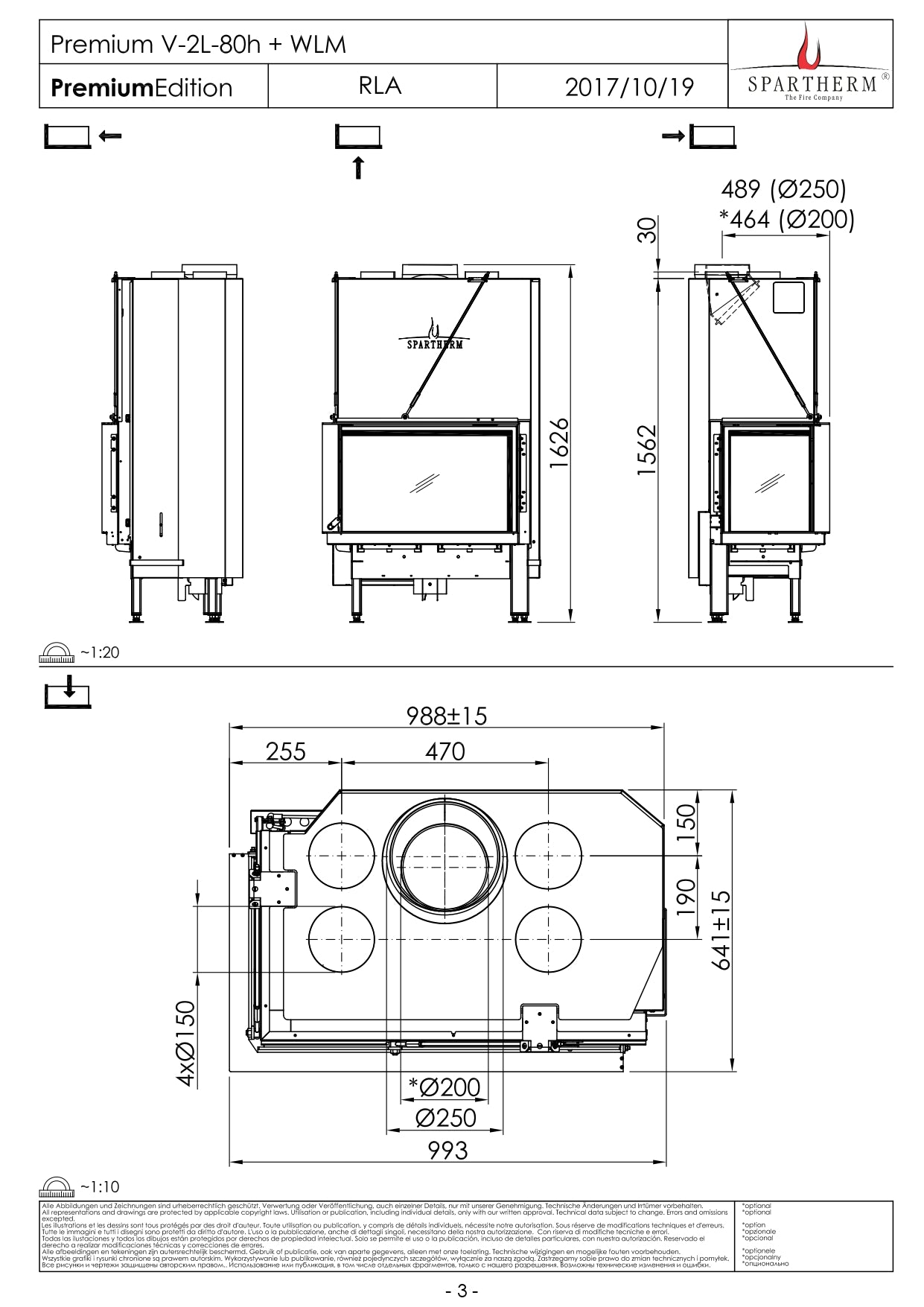 SPARTHERM Focar V2L 80h