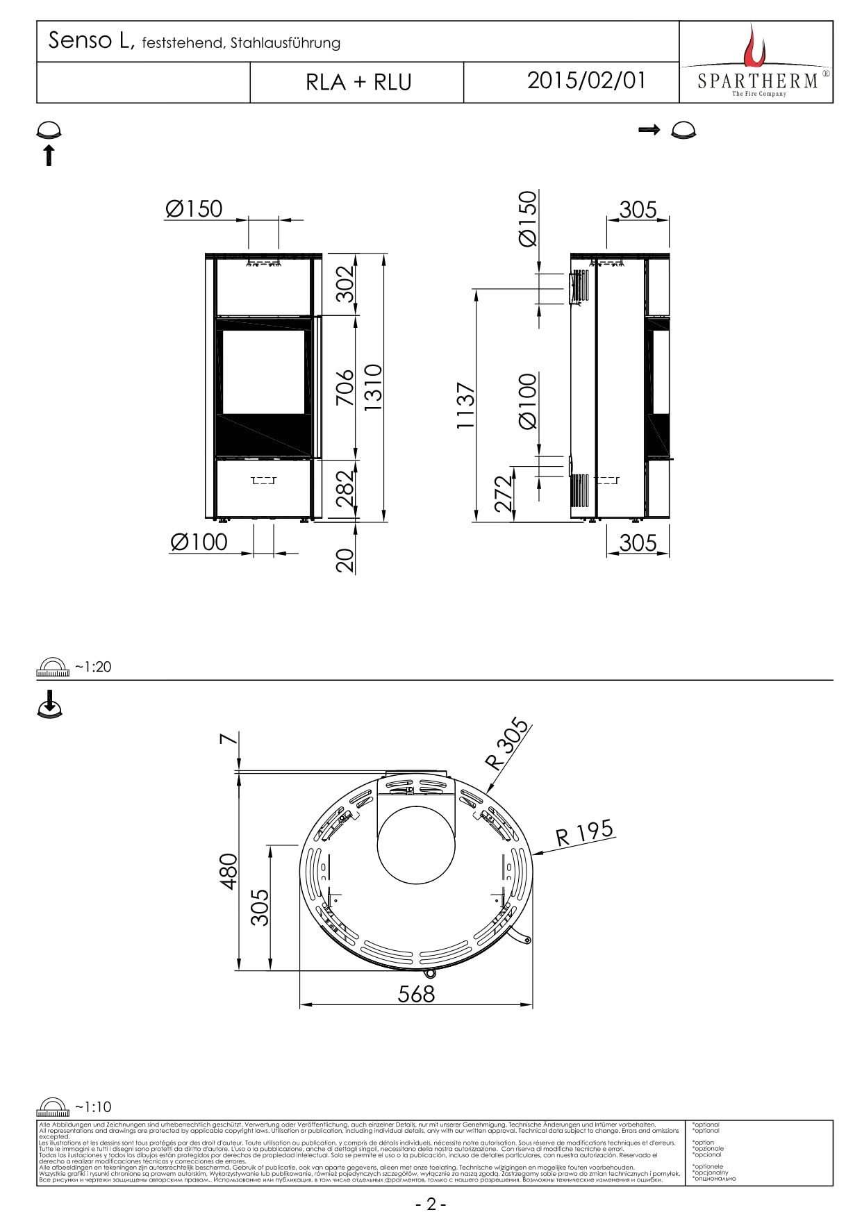 SPARTHERM Soba SENSO L