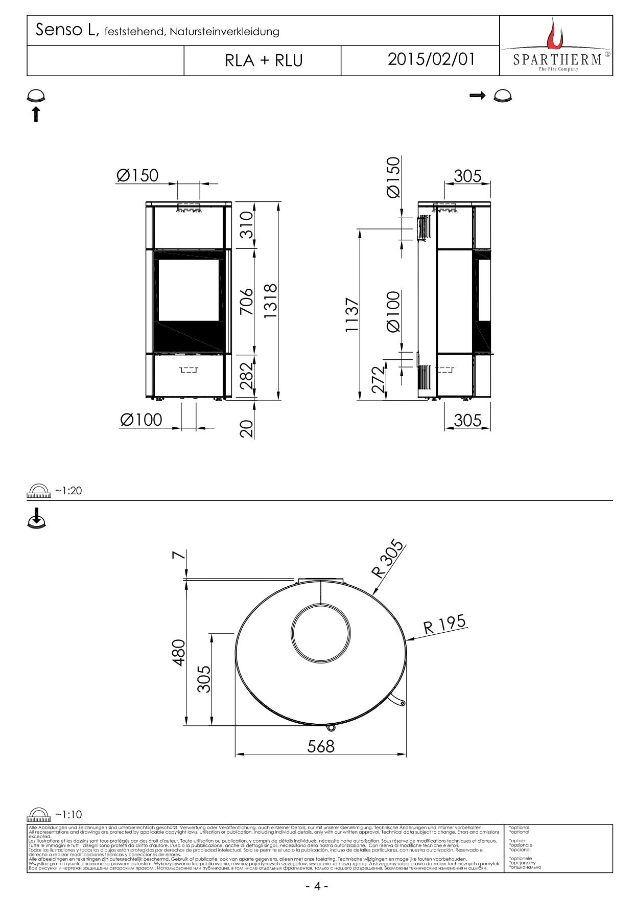 SPARTHERM Soba SENSO L