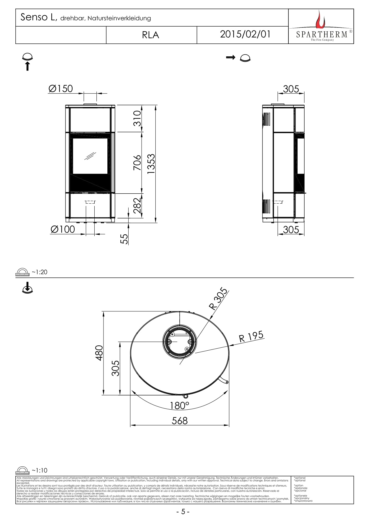 SPARTHERM Soba SENSO L